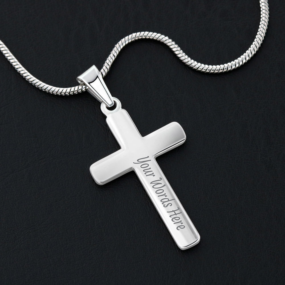 Funny Personalized Cross Necklace