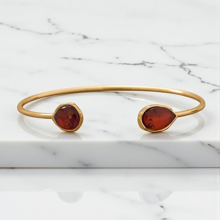Amber Ends Cuff Bracelet