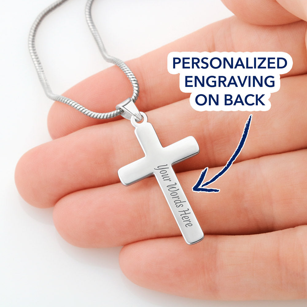 Funny Personalized Cross Necklace