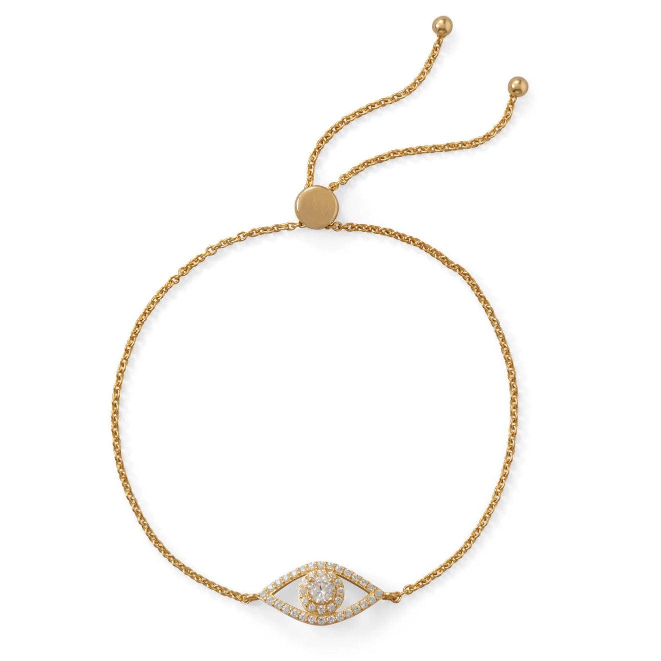 14K Gold Plated Evil Eye