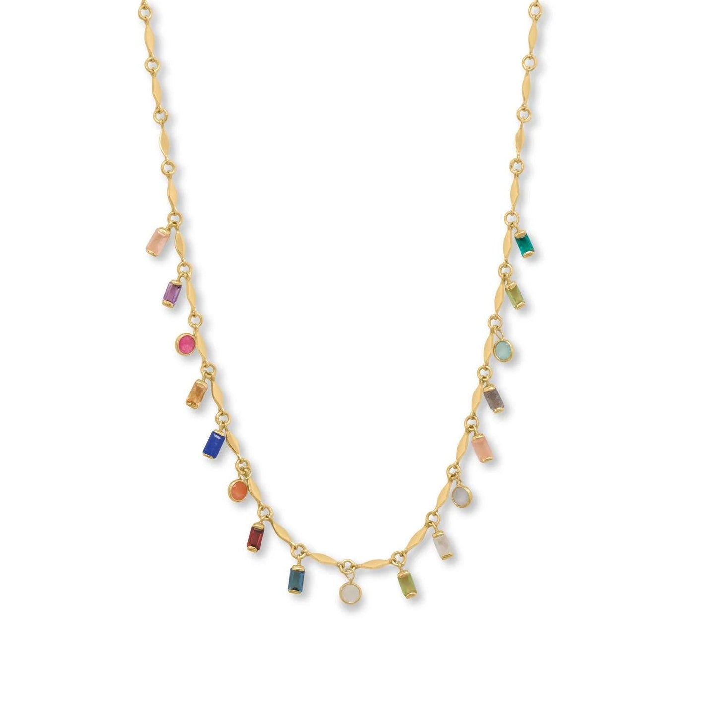 Confetti Multi Stone Necklace