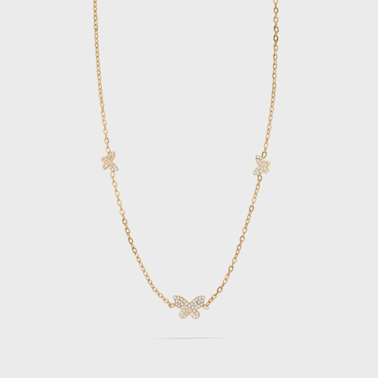 Butterfly Necklace 18K Gold