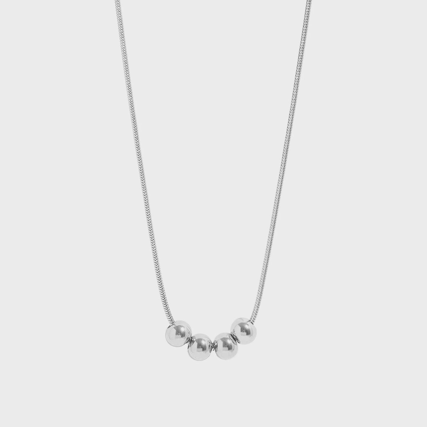 Adjustable Ball Charm Necklace