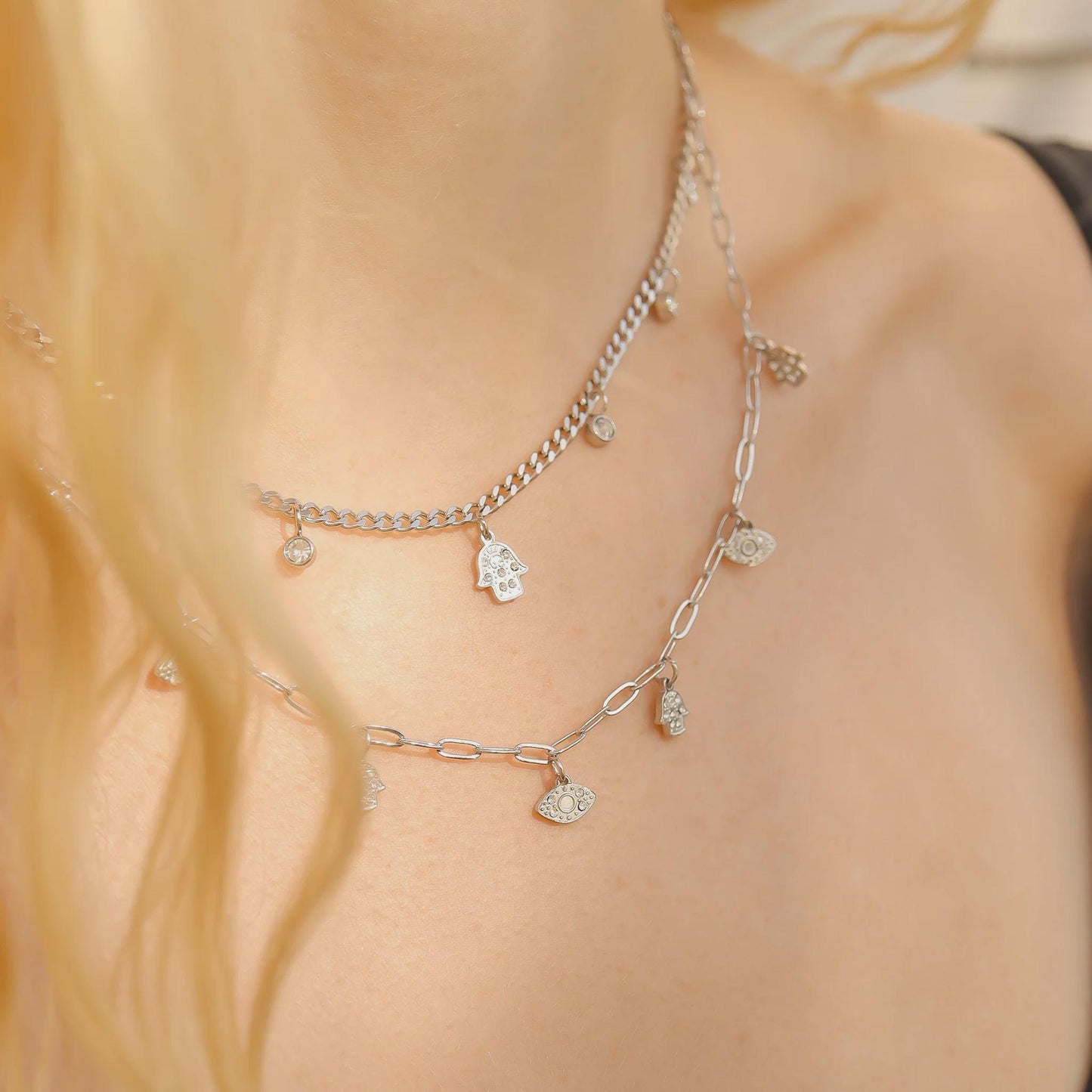 Convertible Hamsa Necklace