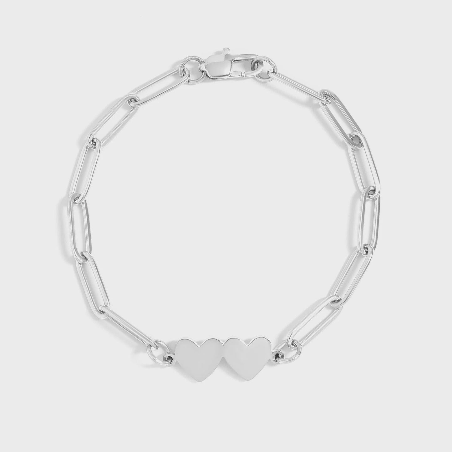 Double Heart Bracelet