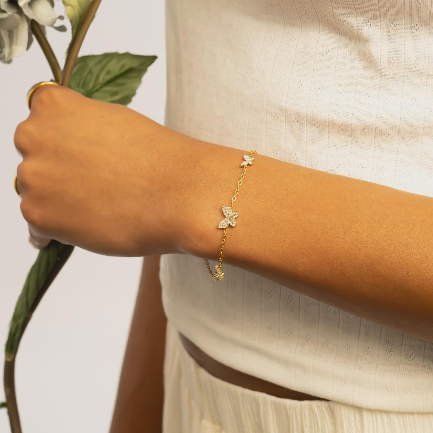 Butterfly Charm Bracelet