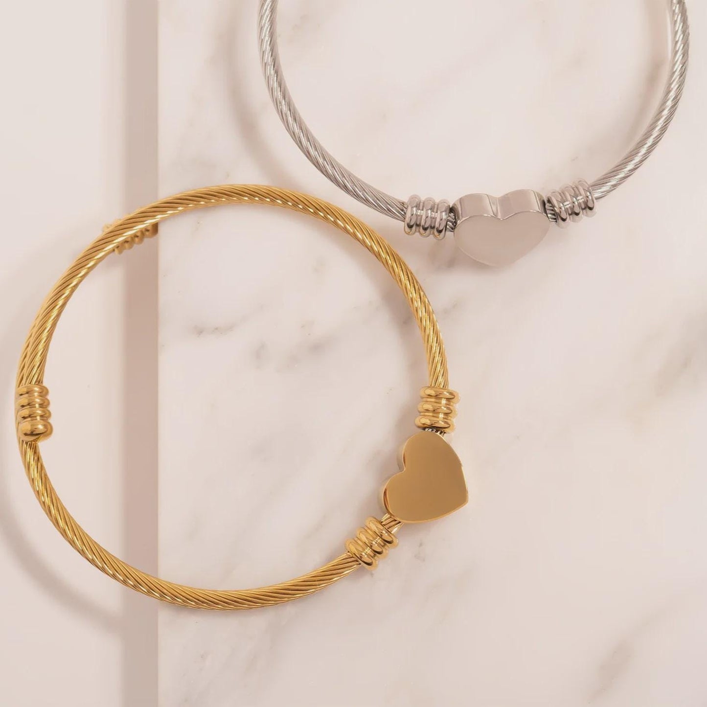 Heart Cuff Bracelet
