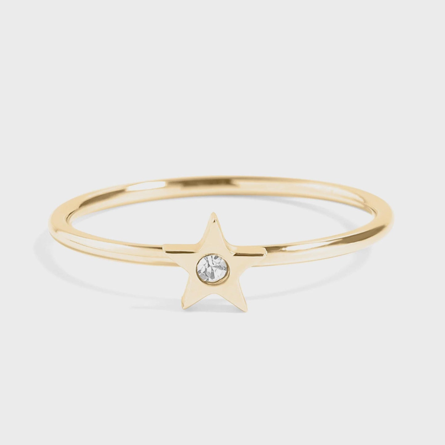 Stainless Steel Star Ring