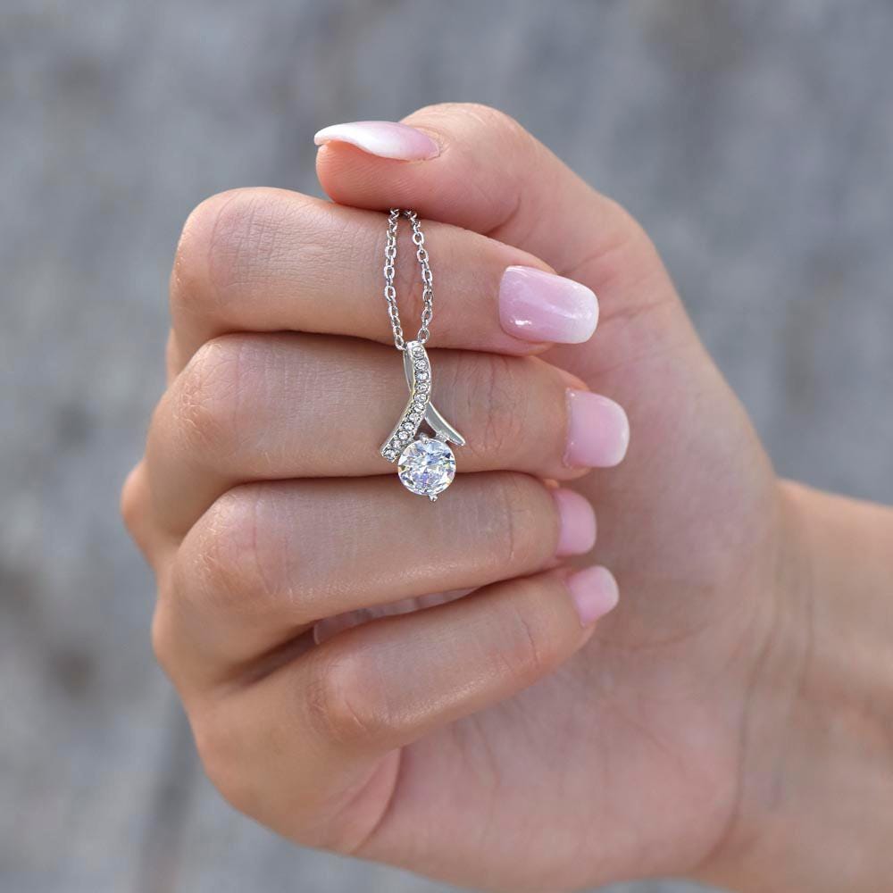14K Gold Ribbon Necklace