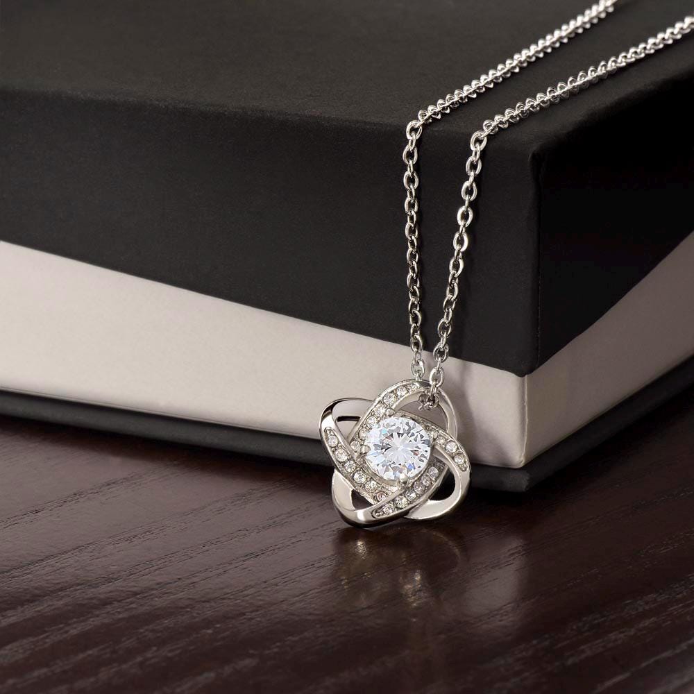 14K Love Knot Necklace