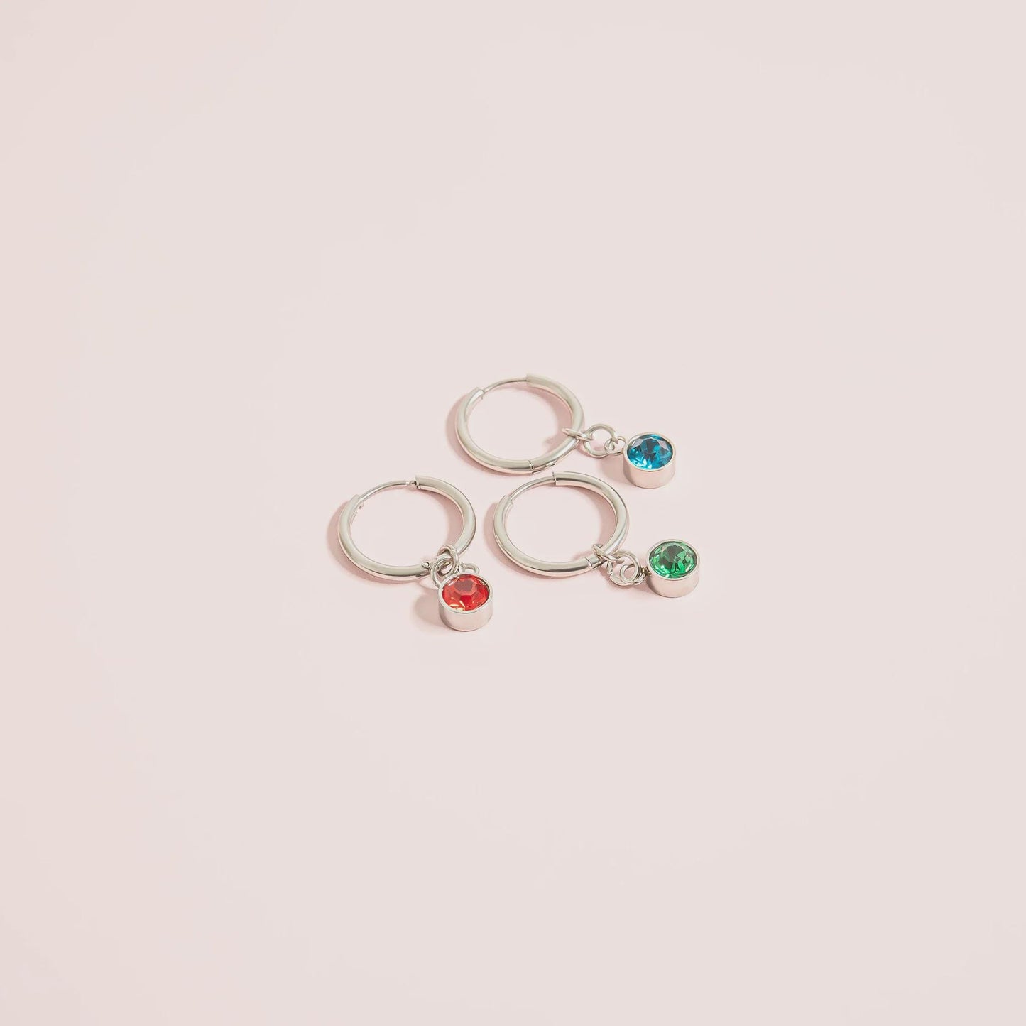 Birthstone Huggie Earrings