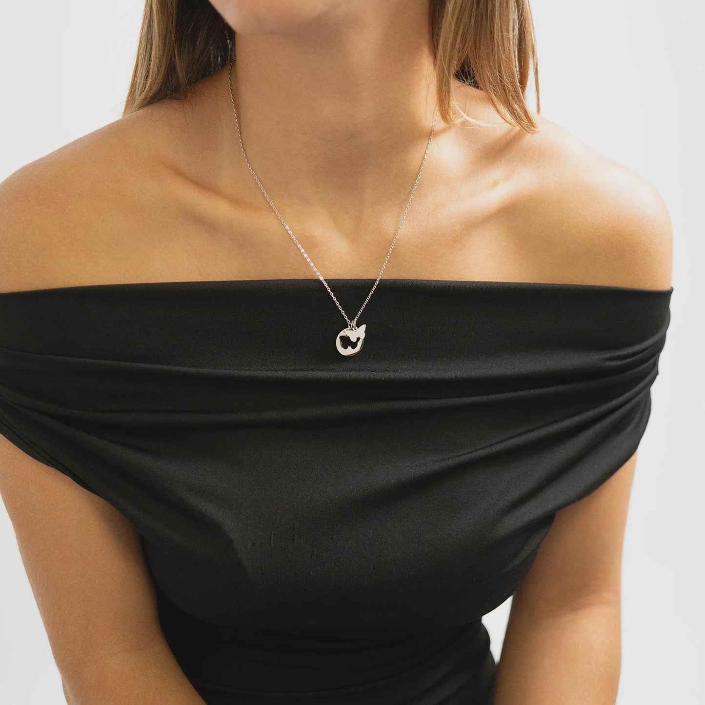 Butterfly Cutout Necklace