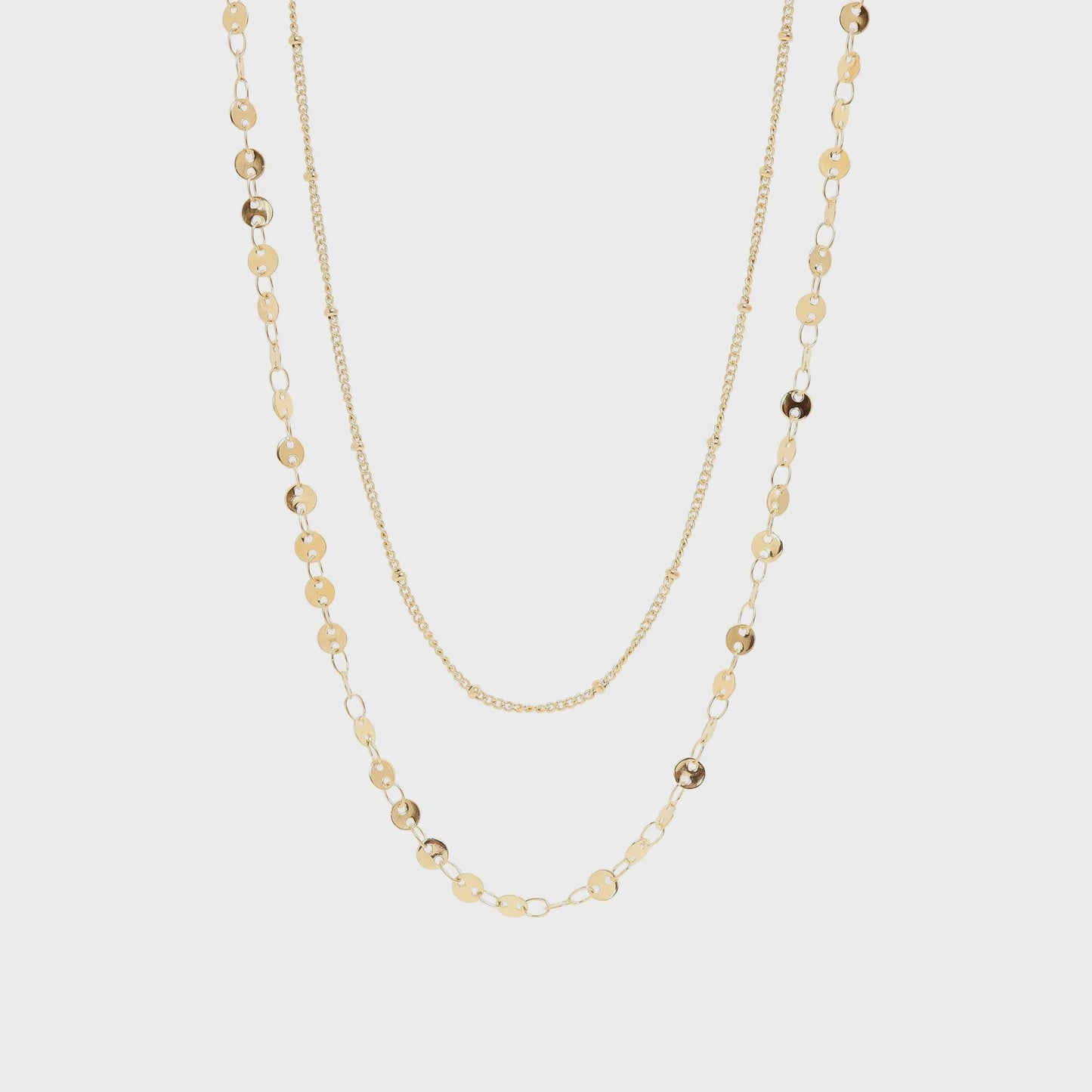 Layered Circle Necklace