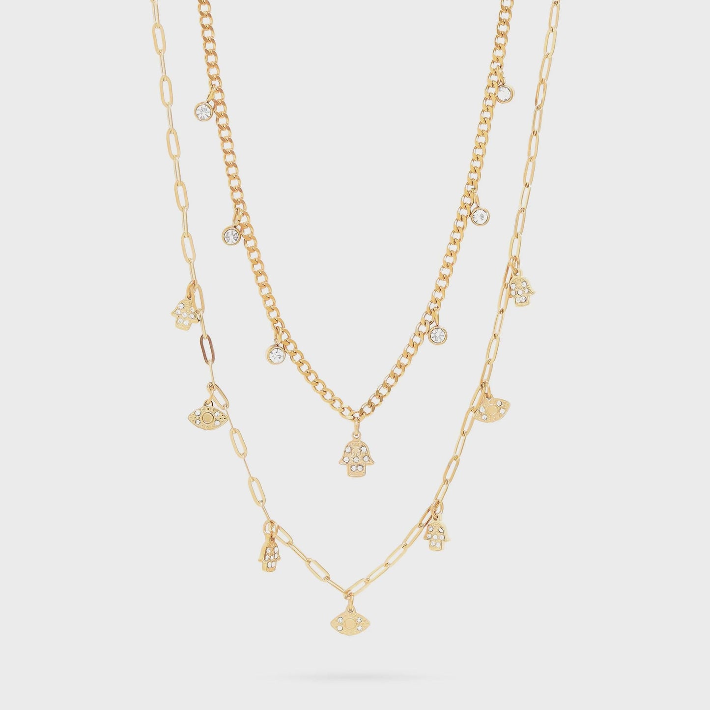 Convertible Hamsa Necklace