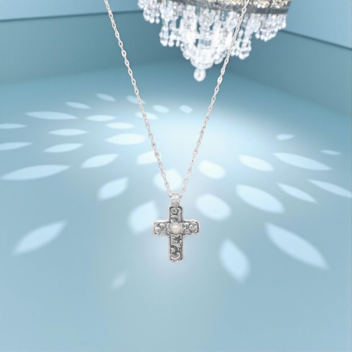 Reversible Cross Necklace