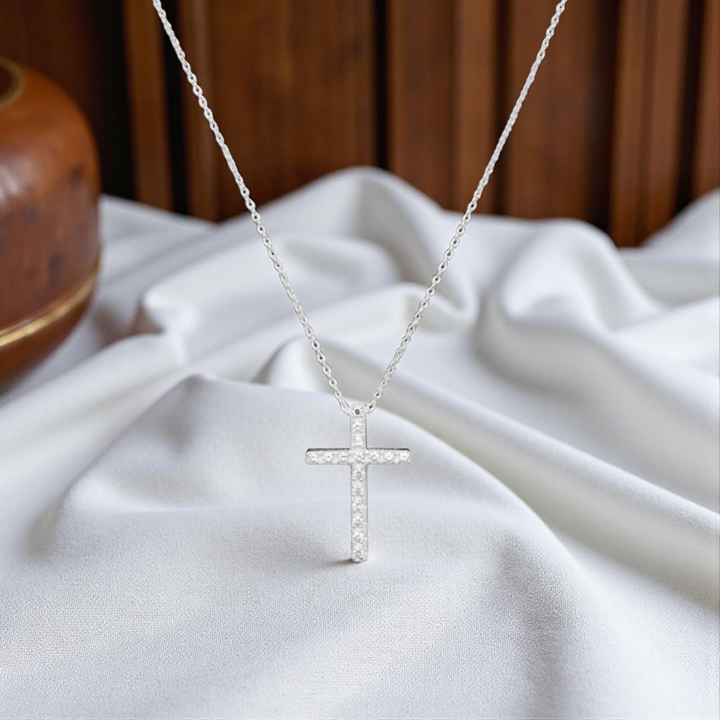 Cross Necklace Sterling Silver