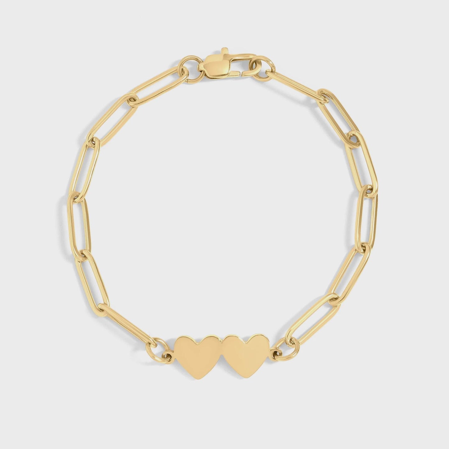 Double Heart Bracelet