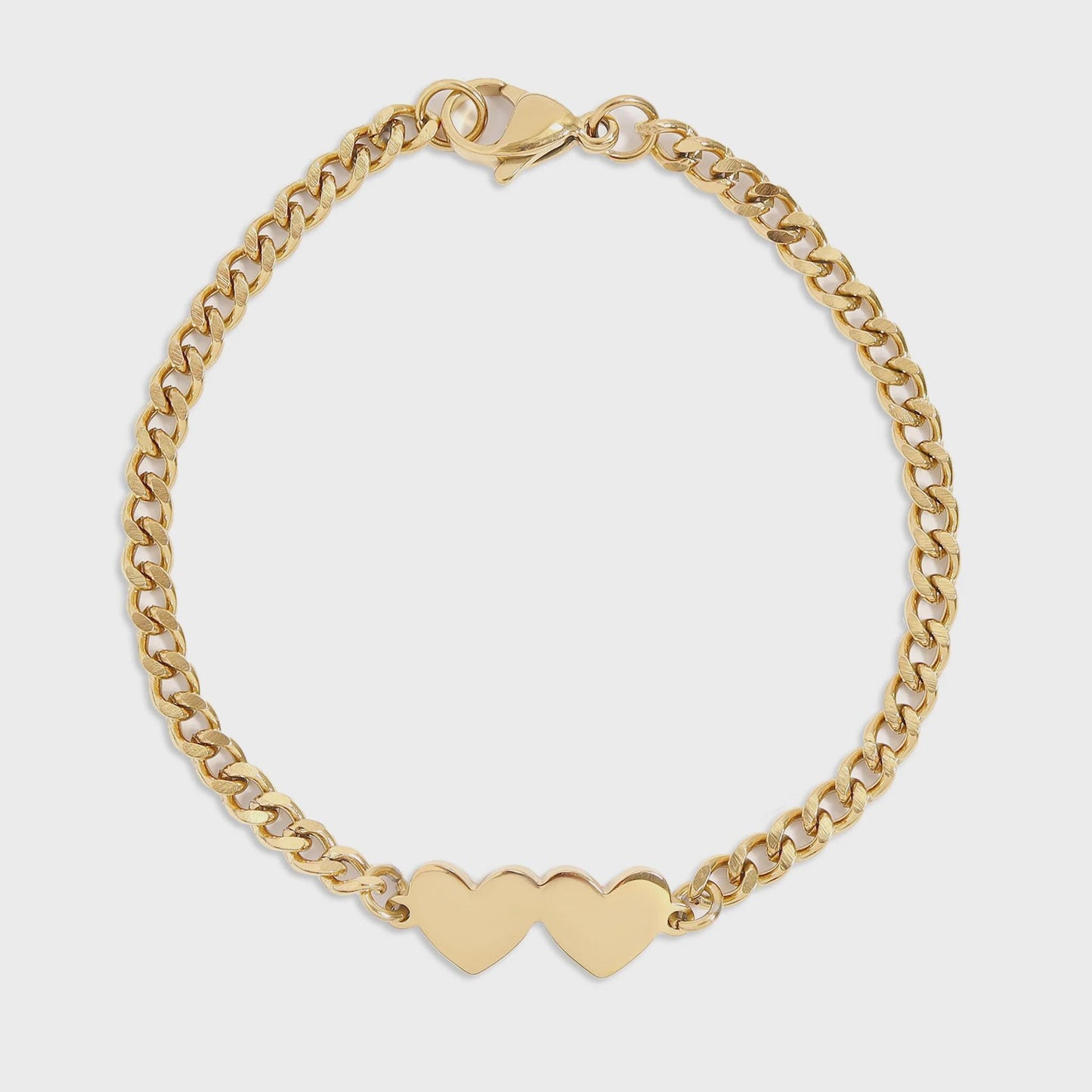 Double Heart Bracelet