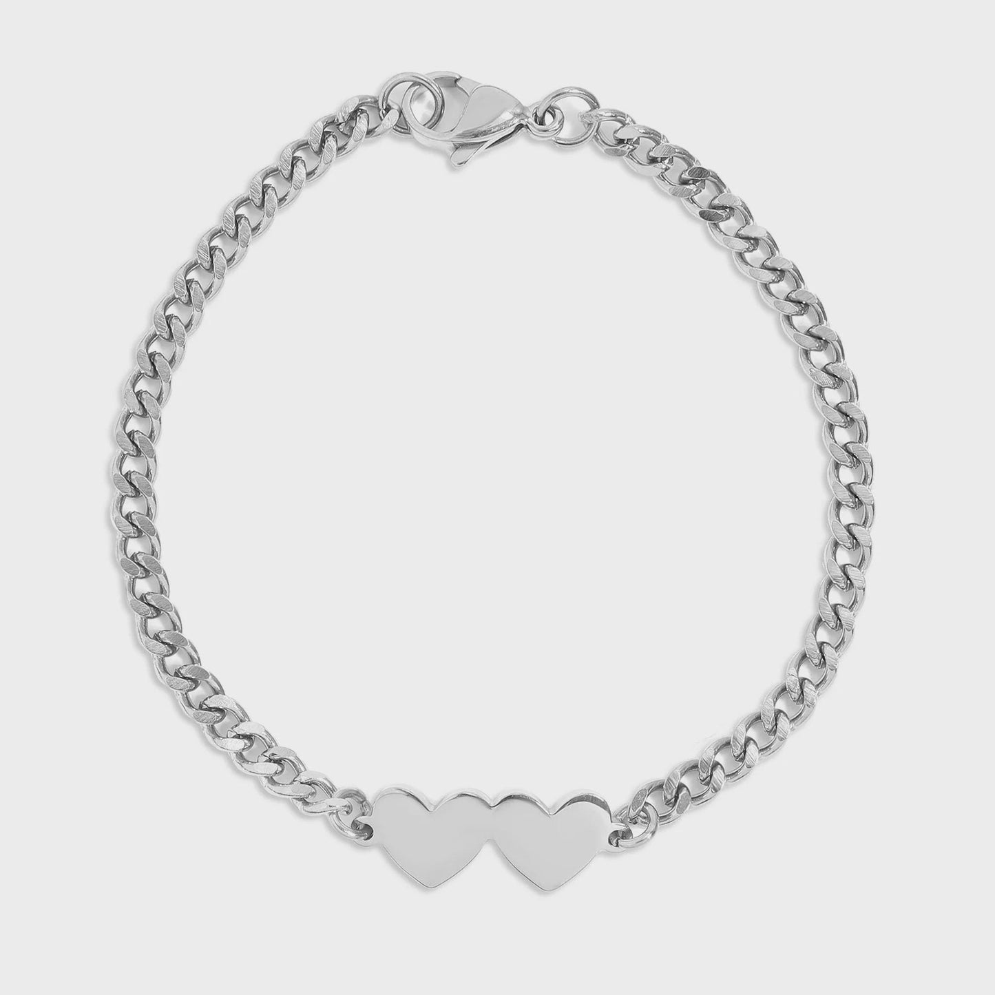 Double Heart Bracelet