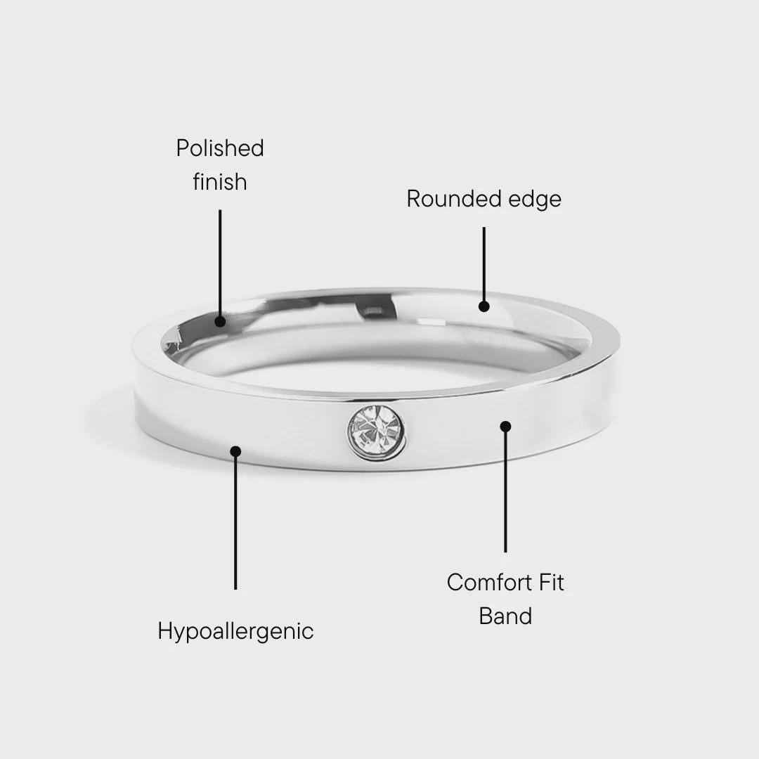 Birthstone Stacking Ring