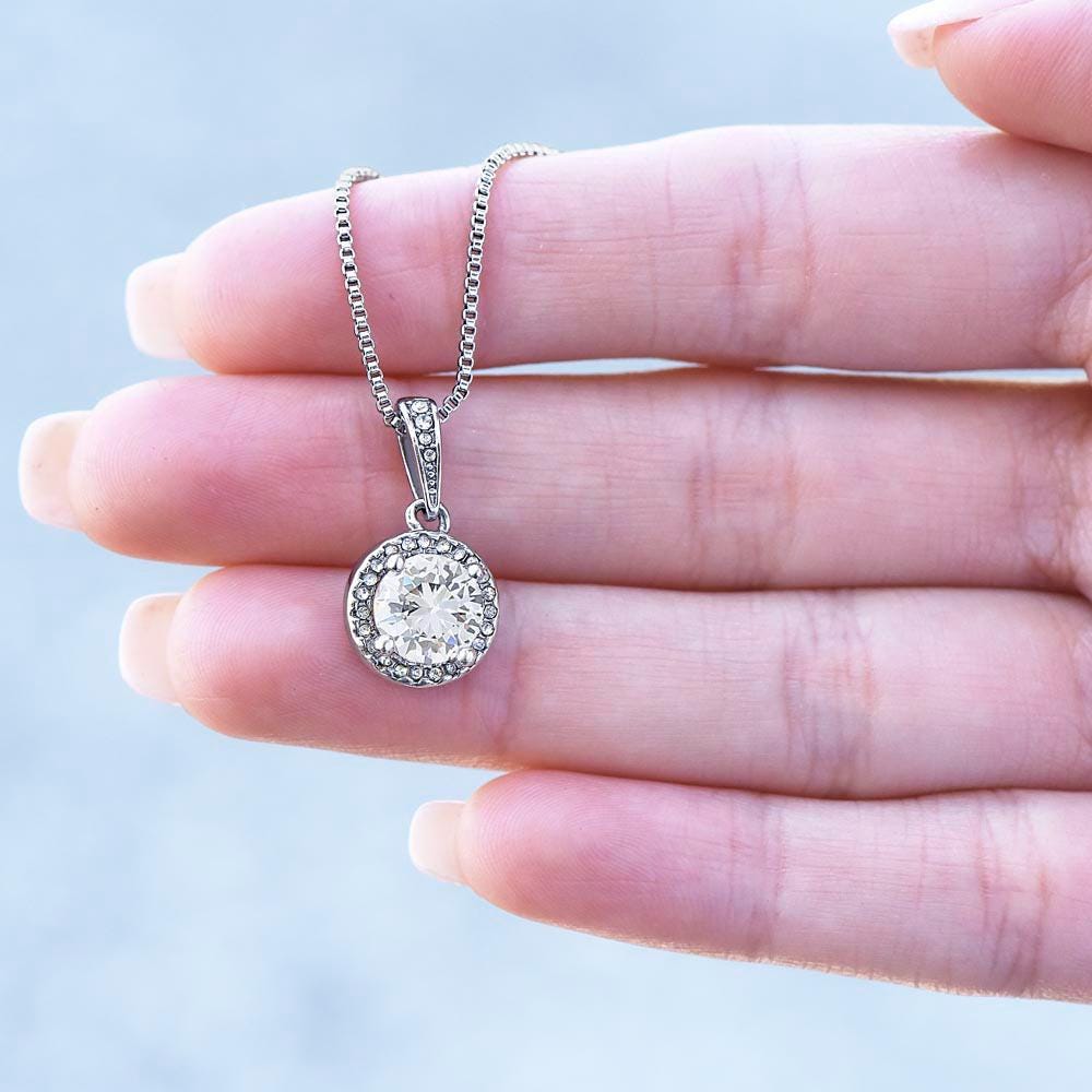 14K Gold Eternal Hope Cushion-Cut Necklace