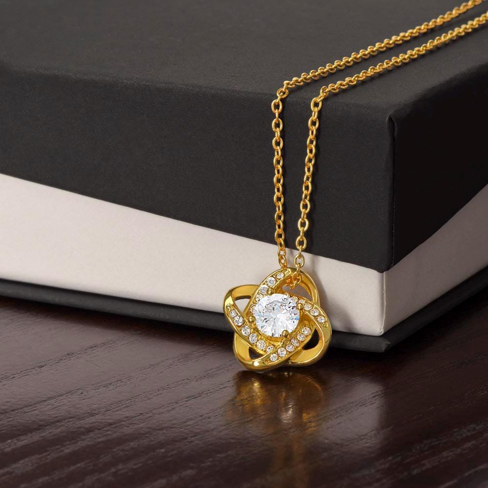 14K Love Knot Necklace
