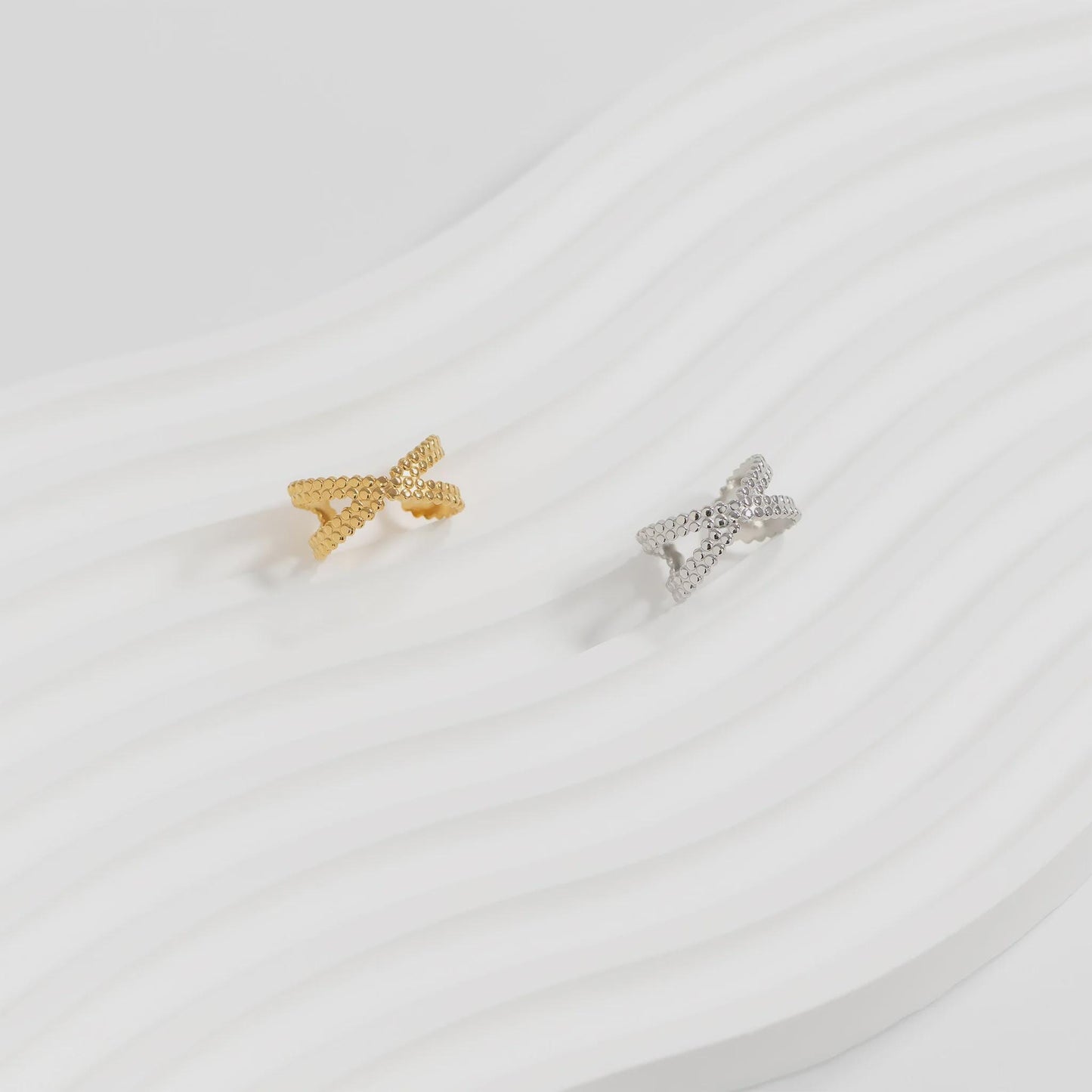 Cross Over Toe Ring