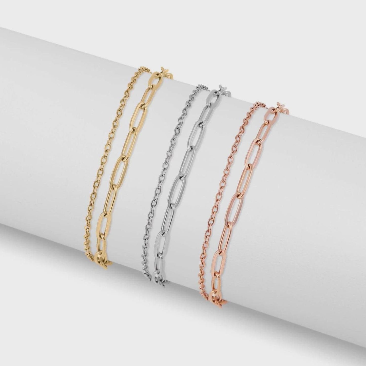 Double Row Gold Anklet