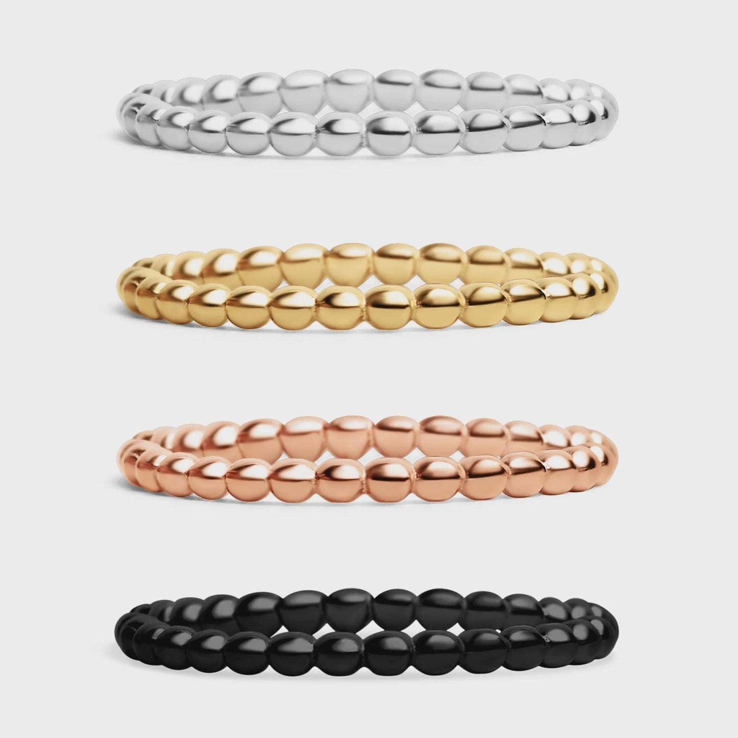 Beaded Stacking Ring
