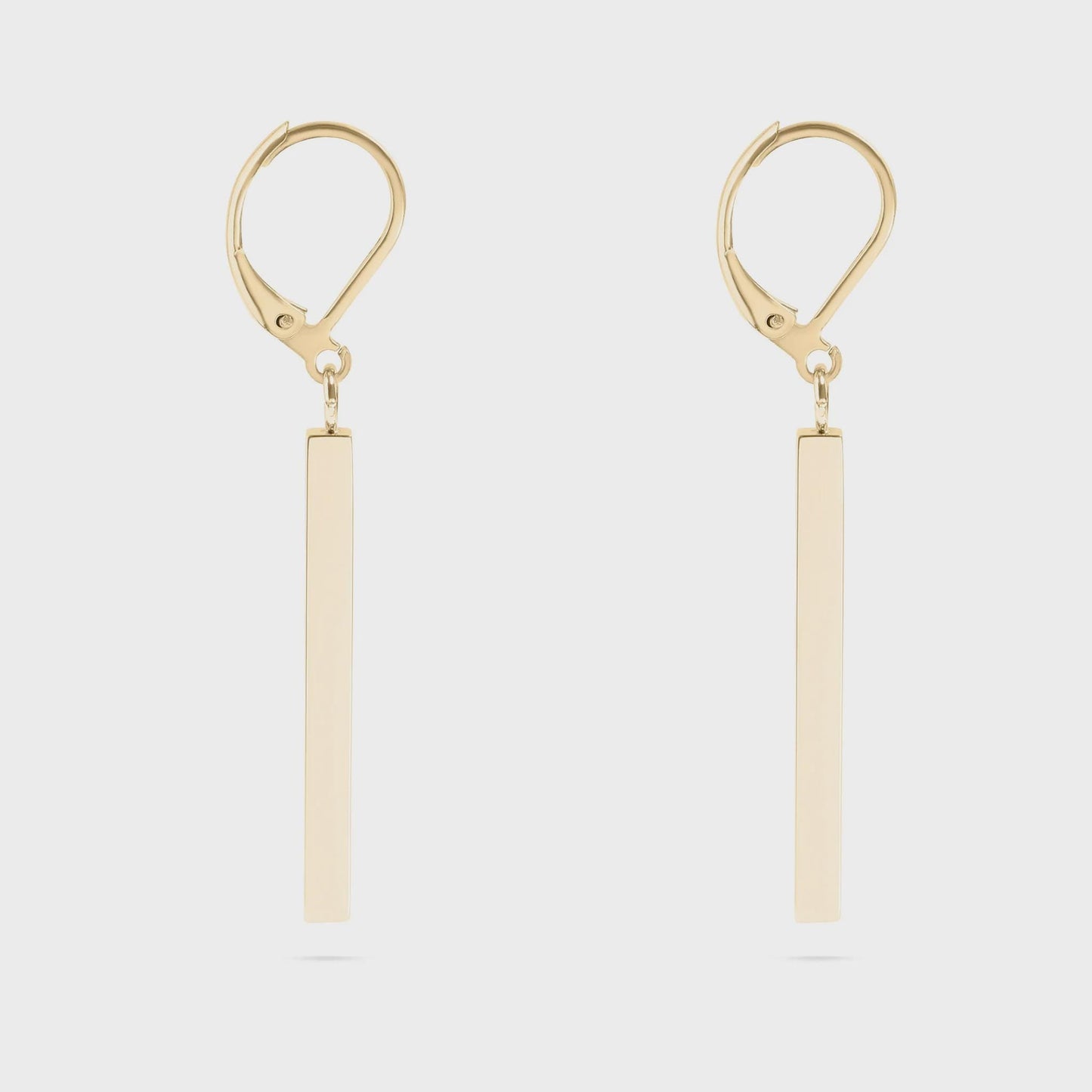 Vertical Drop Bar Earrings