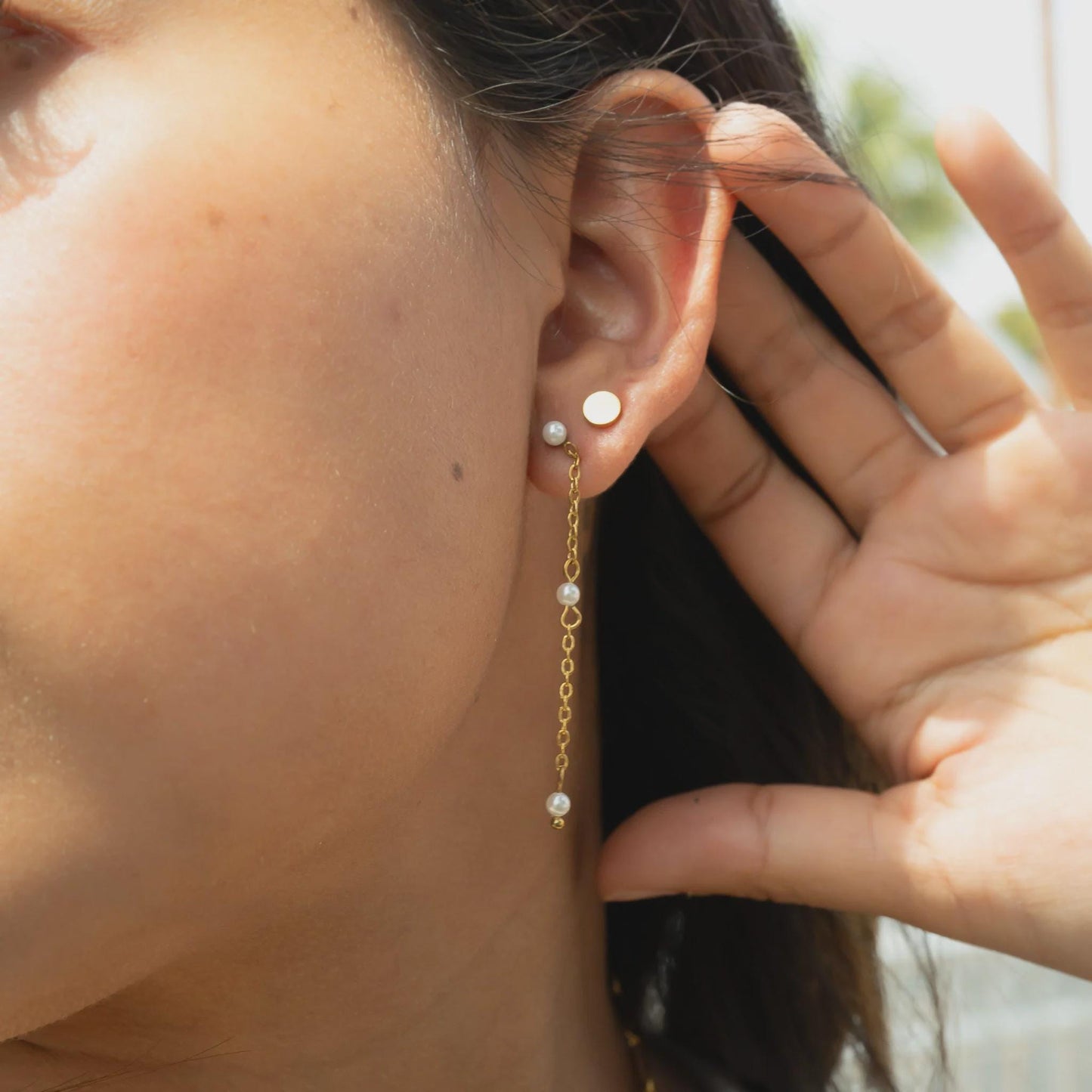 Pearl Dangle Earrings