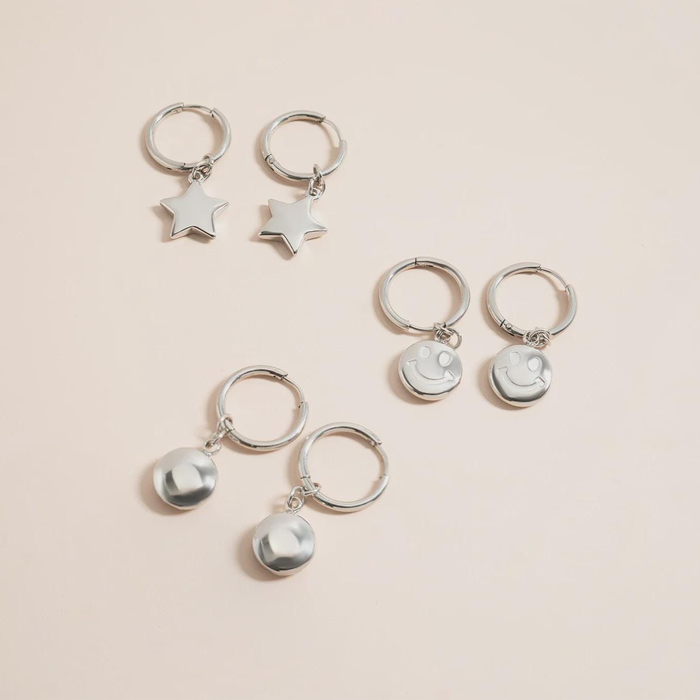 Star Huggie Earrings