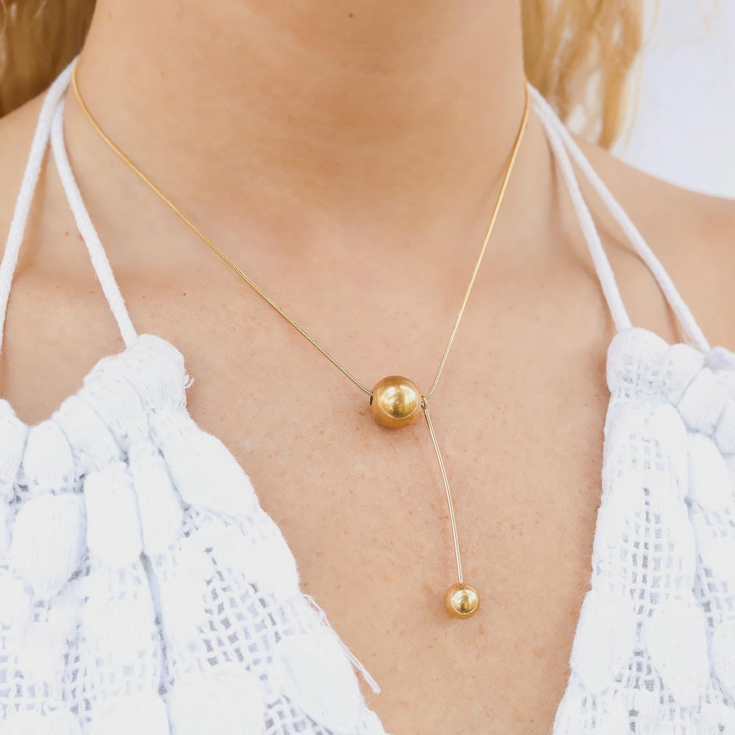 Gold Snake Chain Necklace