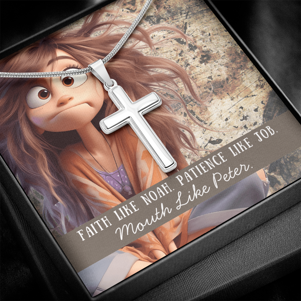 Funny Personalized Cross Necklace
