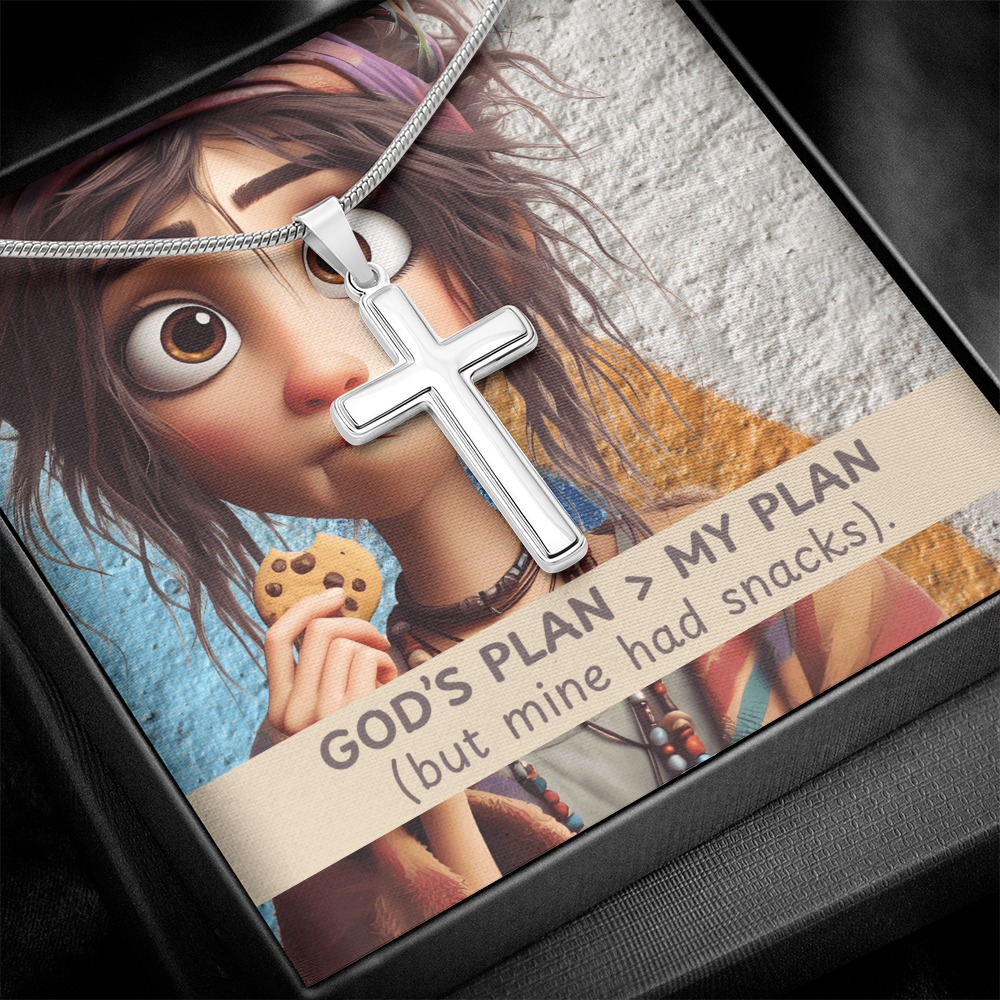 Funny Personalized Cross Necklace