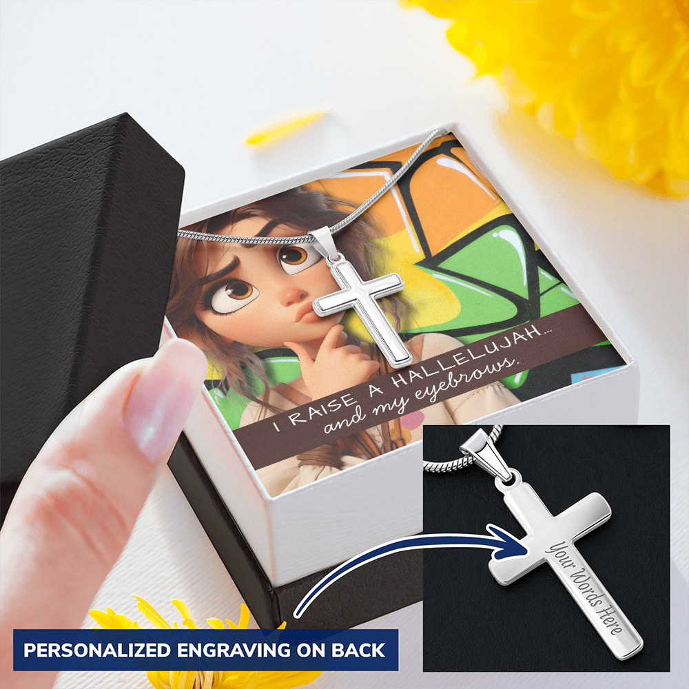 Funny Christian Cross Necklace