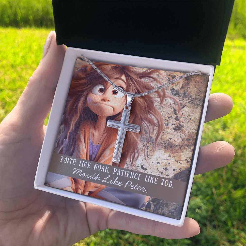 Funny Personalized Cross Necklace