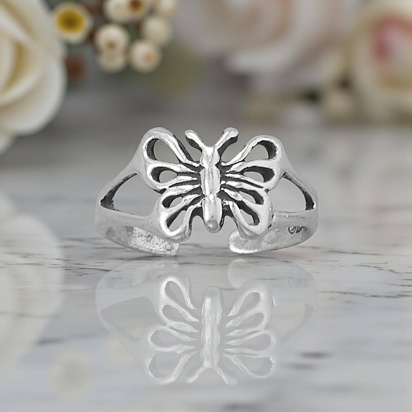 Sweet Butterfly Toe Ring