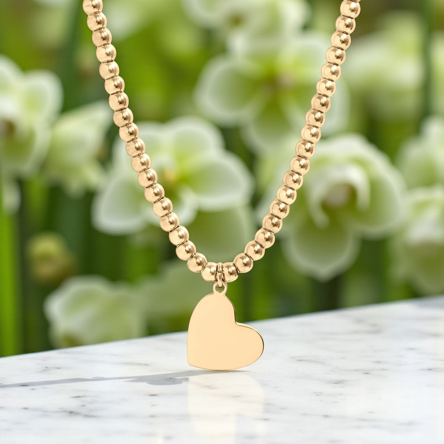 Heart Beaded Necklace