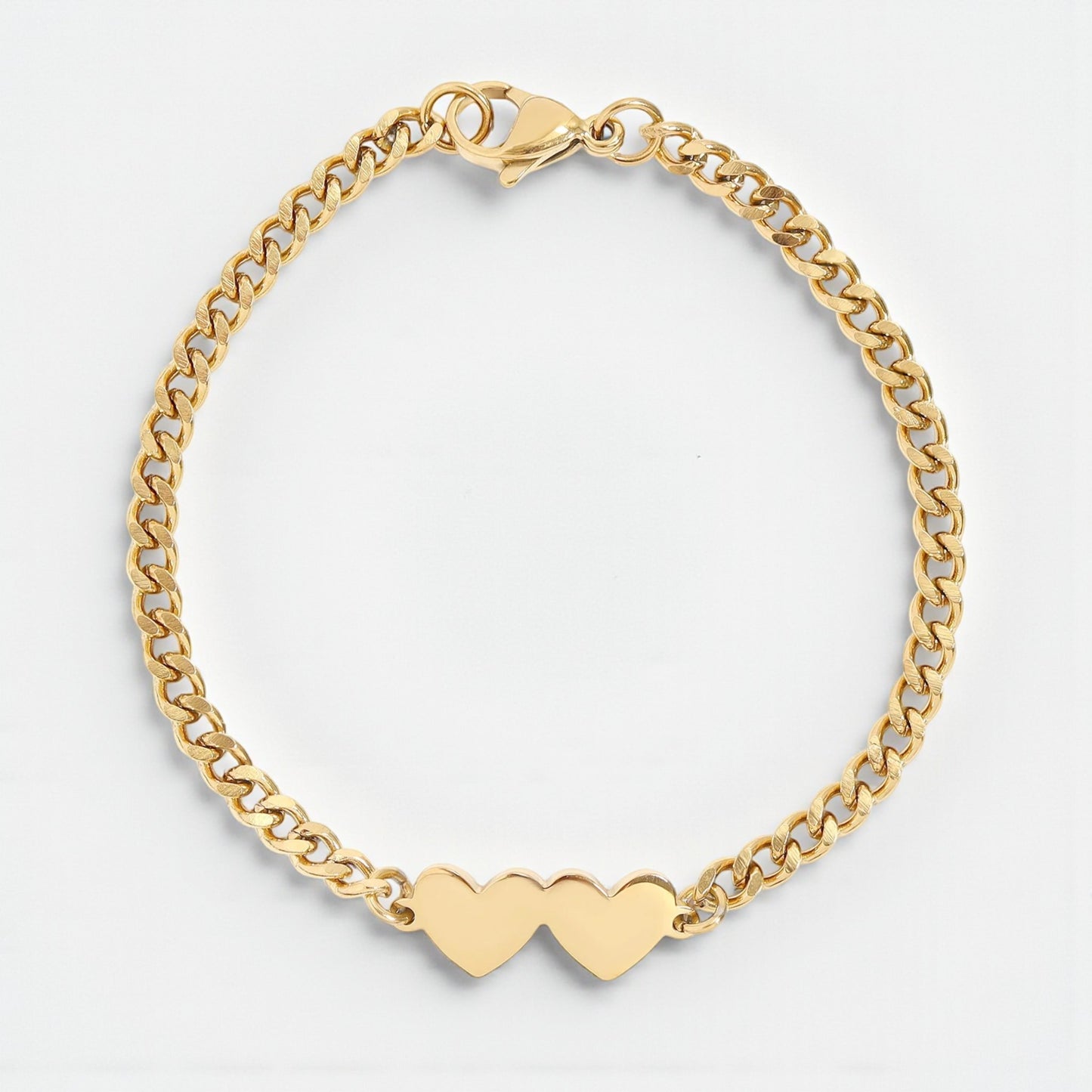 Double Heart Bracelet