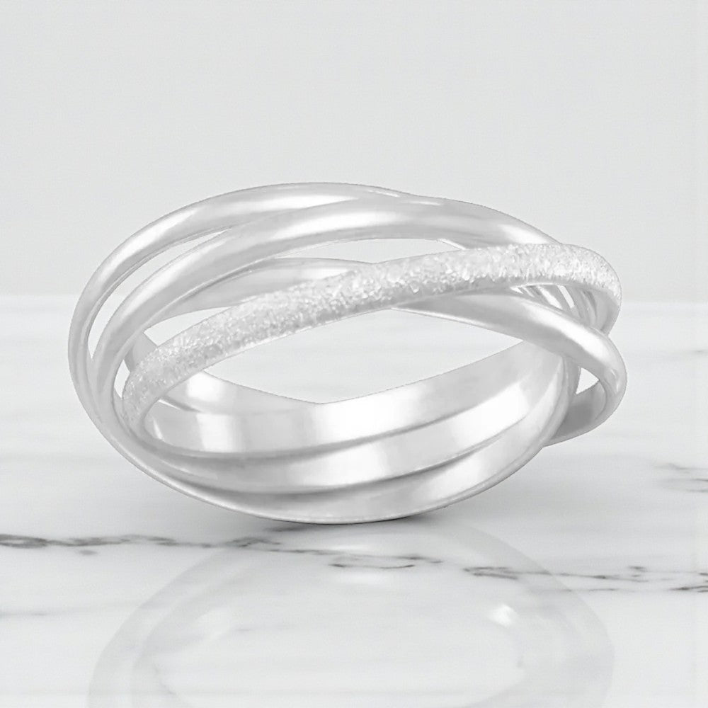 Stardust Multi-Band Ring