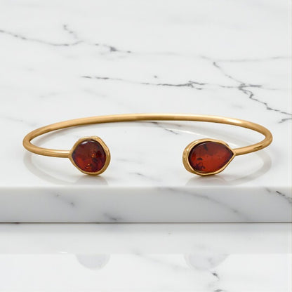 Amber Ends Cuff Bracelet