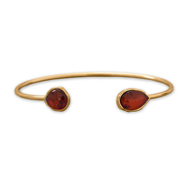 Amber Ends Cuff Bracelet