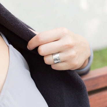 Hammered Band Ring
