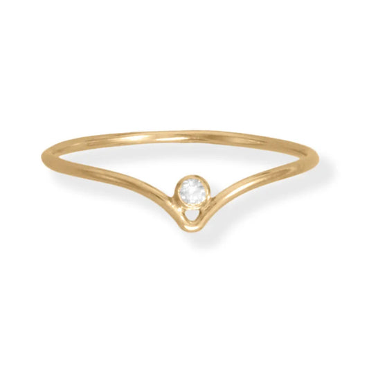 "V" Design Ring