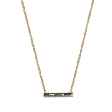 14K Gold Plated Bar Necklace