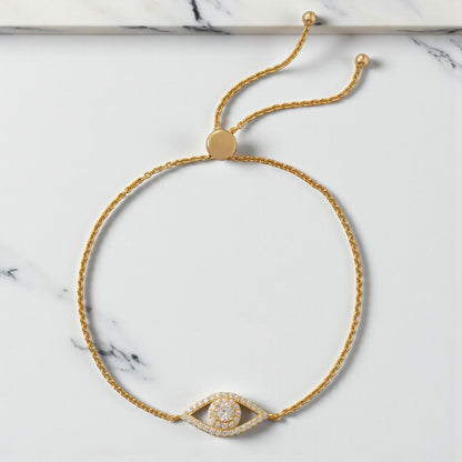 14K Gold Plated Evil Eye
