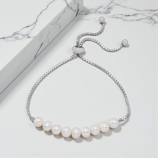 Freshwater Pearl Bolo Bracelet