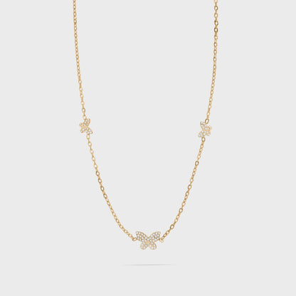 Butterfly Necklace 18K Gold
