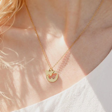 Butterfly Cutout Necklace